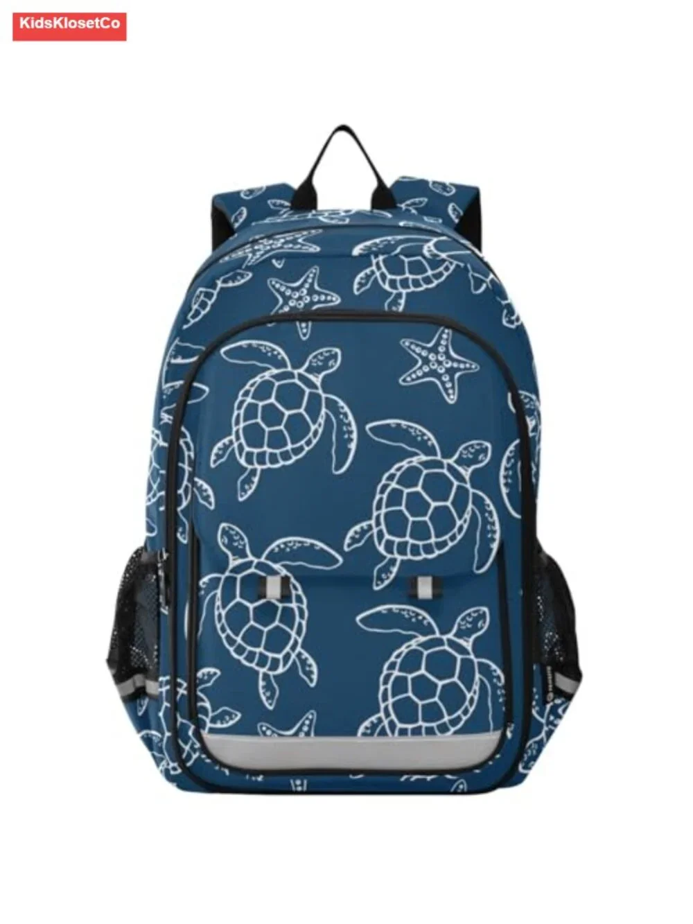 Sea Turtle Starfish Kids Backpack Lightweight School Bookbag for Girls Boys